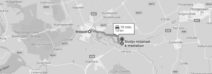 Route Meppel Notaris