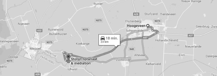 Route Hoogeveen Notaris